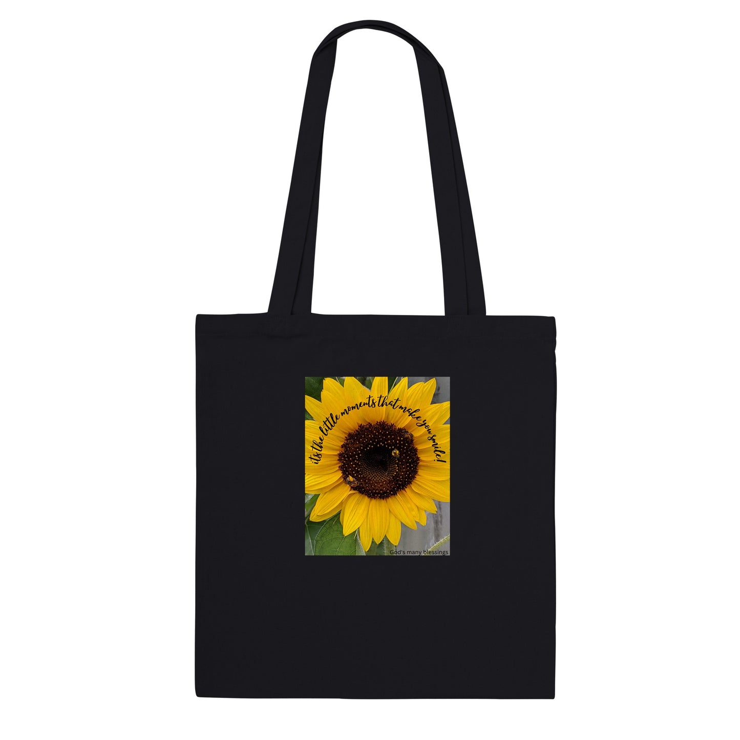 Brighten your day with a sunflower smile Premium Tote Bag