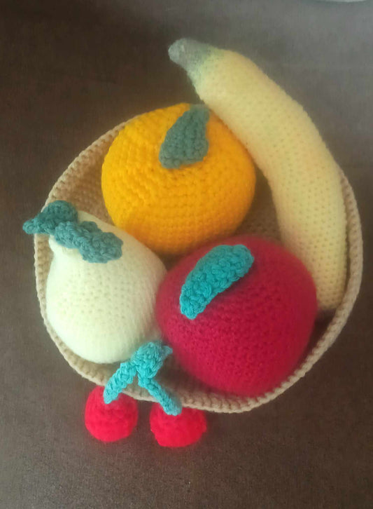 Crochet Fruit Bowl